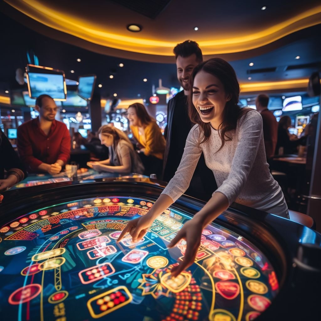 Dealer live casino nara69 sedang melayani pemain secara langsung